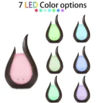 200ml Ultrasound Air Humidifier Aroma Essential Oil Diffuser 7 Colors LED Night Light Cool Mist Maker - Image 3