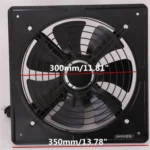 220V Exhaust Fan High Speed Air Extractor Window Ventilation Fan for Kitchen Ventilator Axial Industrial Wall Fan - Image 2