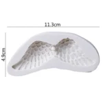 2 PCS Angel Wings 3D Silicone Mold Fondant Cakes Decorate Tools - Image 2