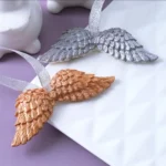 2 PCS Angel Wings 3D Silicone Mold Fondant Cakes Decorate Tools - Image 3