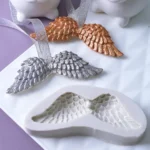 2 PCS Angel Wings 3D Silicone Mold Fondant Cakes Decorate Tools - Image 4