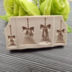 2 PCS Christmas Bells Chocolate Candy Cookie Cake Decorating Tools DIY Baking Fondant Food Grade Silicone Mold - Image 5