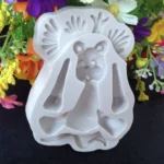 2 PCS 3D Animal Shape Silicone Form Fondant Cake Biscuit Molds - Image 3