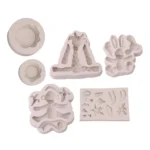 2 PCS 3D Animal Shape Silicone Form Fondant Cake Biscuit Molds - Image 4