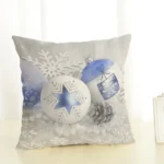 Christmas Decoration Cotton and Linen Pillow Office Home Cushion Without Pillow - Image 2