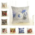 Christmas Decoration Cotton and Linen Pillow Office Home Cushion Without Pillow - Image 3