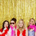 Laser Rain Tinsel Foil Curtain Birthday Party Decoration Tassel Wall, - Image 5