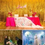 Laser Rain Tinsel Foil Curtain Birthday Party Decoration Tassel Wall, - Image 6