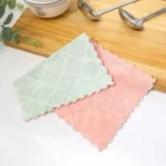 Kitchen Rag Double-sided Water-absorbing Wipe Sink Dish Rag?Non Stick Oil Furniture Cleaning Cloth - Image 4