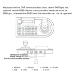 JSK-8003C Monitoring Keyboard PTZ Rocker Ball Camera Keyboard - Image 6