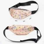 Fashionable Unisex Chest Bag Fanny Pack Waist Bag Waterproof Laser Bags - Image 3
