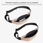 Fashionable Unisex Chest Bag Fanny Pack Waist Bag Waterproof Laser Bags - Image 4