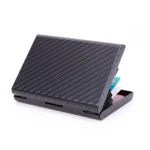 Aluminum Alloy Credit Card Bank Card Security Anti Magnetic Large Capacity Card Holder - Image 5