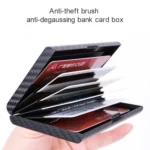 Aluminum Alloy Credit Card Bank Card Security Anti Magnetic Large Capacity Card Holder - Image 7