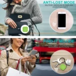 Portable Mini Square Anti Lost Device Smart Bluetooth Remote Anti Theft Keychain Alarm - Image 13