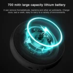 Portable Donut Electric Air Purifier Home Car Anion Ozone Deodorizer - Image 8