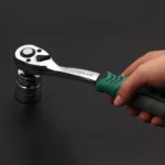 TUOSEN Quick-release Socket Wrench Curved Handle Ratchet Spanner - Image 6