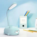 Cartoon Cat Design LED Eye Protection Reading Lamp USB Rechargeable Desk Lamp - Image 2