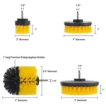 19 in 1 Household Nylon Hexagonal Electric Drill Brush Pads Scouring Sanding Disc Pad Kits - Image 4
