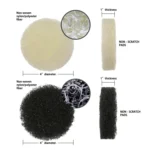 19 in 1 Household Nylon Hexagonal Electric Drill Brush Pads Scouring Sanding Disc Pad Kits - Image 6