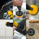 19 in 1 Household Nylon Hexagonal Electric Drill Brush Pads Scouring Sanding Disc Pad Kits - Image 9