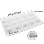 French Dessert 15 Even Spherical Cake Mold Mousse Silicone Creative DIY Baking Mold - Image 4