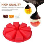 DIY Silicone Eight-point Triangle Mould Silicone Cake Mold Baking Tool, Random Color Delivery - Image 6