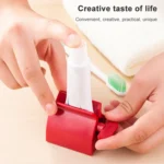 Anya Toothpaste Facial Cleanser Hand Cream Automatic Squeezer Bathroom Supplies - Image 8
