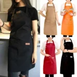 Canvas Apron Milk Tea Coffee Shop Baking Restaurant Fashion Men and Women Overalls - Image 6