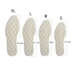 1 Pair Men And Women Wool Warm Insole Aluminum Film Insulation Sports Shock Insoles - Image 5