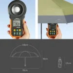 LY-0621 Five-Fold Eight-bone Umbrella Simple Black Glue Sunscreen Umbrella - Image 6