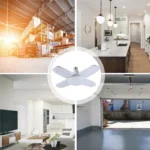 60W 5 Leaves 235 LEDs SMD 2835 Foldable Household Bulb, AC 120-265V - Image 6