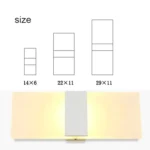 LED Bedroom Bedside Wall Aisle Balcony Wall Lamp - Image 3