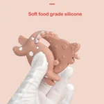 Cartoon Fawn Baby Teether Training Bite Molar Rod Silicone Toy Mother and Baby Supplies - Image 4