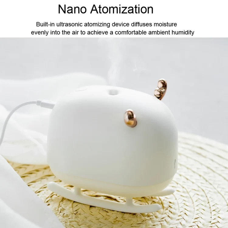TBD0420583501A_3.webp SOTHING DSHJ-H-009 260ML Deer Air Humidifier USB Home Atmosphere Night Light Air Purifier - Image 4