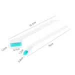 2 Sets 2 in 1 Double Head Door Window Gap Cleaning Brush Cup Brush with Tail Scraper - Image 3