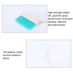 2 Sets 2 in 1 Double Head Door Window Gap Cleaning Brush Cup Brush with Tail Scraper - Image 4