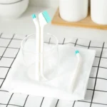 2 Sets 2 in 1 Double Head Door Window Gap Cleaning Brush Cup Brush with Tail Scraper - Image 8