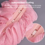 Long Handle Hanging Soft Mesh Back Body Bath Shower Brush - Image 5