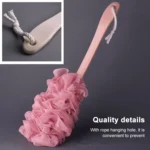 Long Handle Hanging Soft Mesh Back Body Bath Shower Brush - Image 7