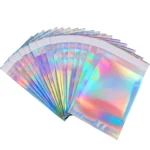 100 PCS / Set  Laser Self Sealing Plastic Envelopes Mailing Bags Gift Packaging Bags - Image 2