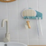 Wall Mounted 4 Hooks Mobile Phone Holder Hook Hanging Cellphone Tablet Charging Stand Bracket - Image 5