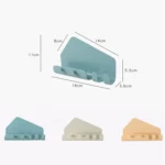 Wall Mounted 4 Hooks Mobile Phone Holder Hook Hanging Cellphone Tablet Charging Stand Bracket - Image 7