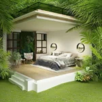 Living Room Background Wall Bedroom Bedside Round Succulent Garden Decorative Wall Lamp - Image 4