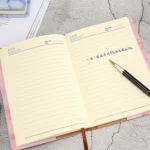 A5 Marble Texture Retro Password Lock Notebook Multifunctional Student Handbook Notepad - Image 9