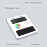 Pcsensor Fish Tank Indoor Solar Cell-free LCD High-precision Light Energy Thermometer - Image 5