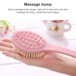 Long Handle Bath Brush Soft Hair Bath Brush with Massage Back Brush - Image 3