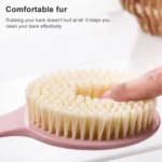 Long Handle Bath Brush Soft Hair Bath Brush with Massage Back Brush - Image 4