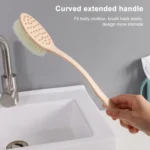 Long Handle Bath Brush Soft Hair Bath Brush with Massage Back Brush - Image 6