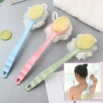 Long Handle Bath Brush Soft Hair Bath Brush with Massage Back Brush - Image 7